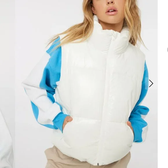 Ardene Jackets Coats Ardene Collective Shiny Puffer Vest